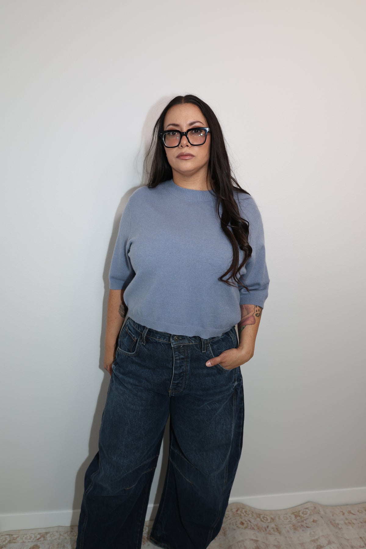 Isn't She Great short sleeve sweater top