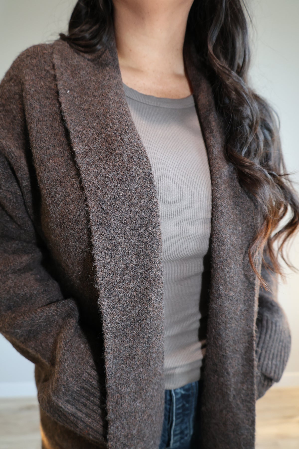 You're A Good Friend full length open cardigan