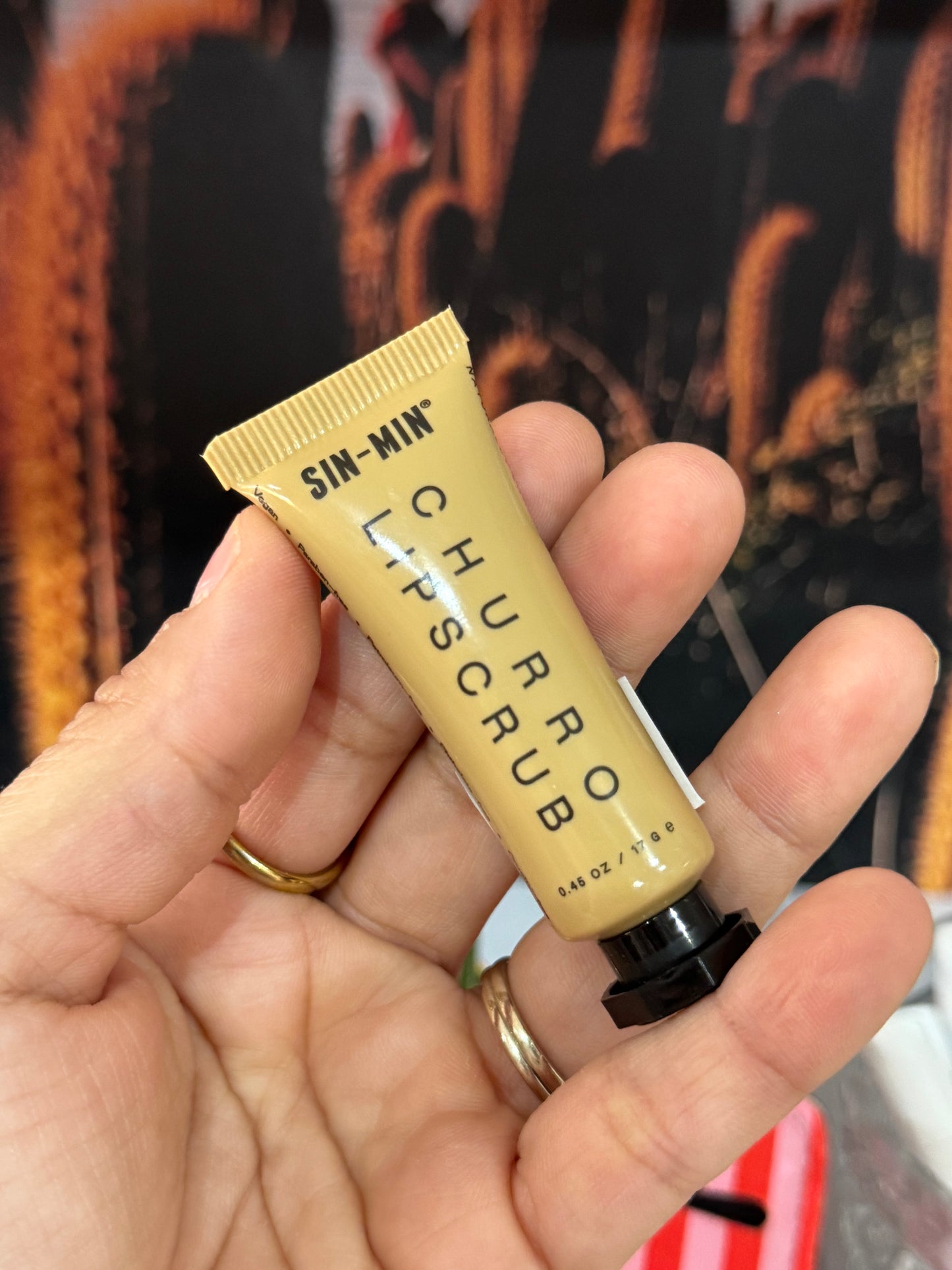 SIN-MIN - Churro Lip Scrub - (Cinnamon Sugar Exfoliating Lip Scrub)