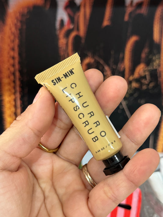 SIN-MIN - Churro Lip Scrub - (Cinnamon Sugar Exfoliating Lip Scrub)
