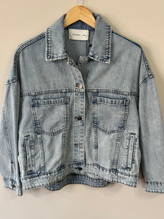 Mustard Seed - Vintage Wash Pleated Back Jacket