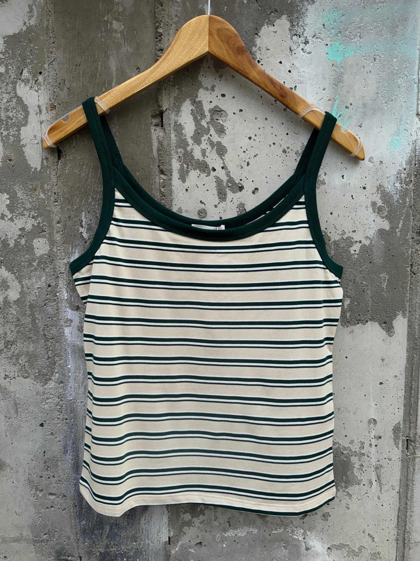Wishlist - Green/Multi Stripe Tank top