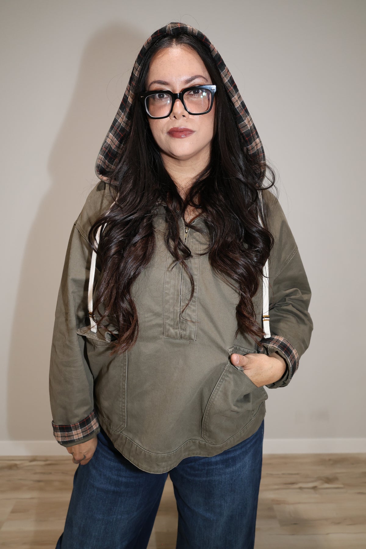 Northbound 1/2 front zip hoodie