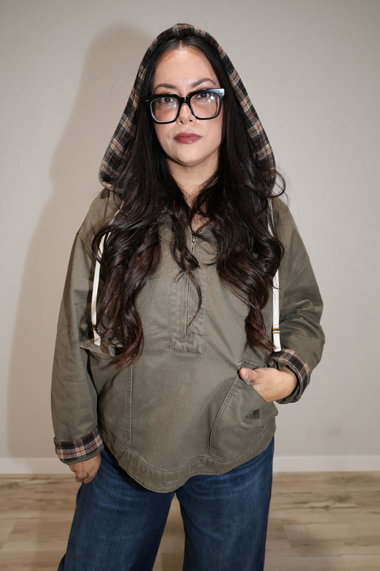 Northbound 1/2 front zip hoodie