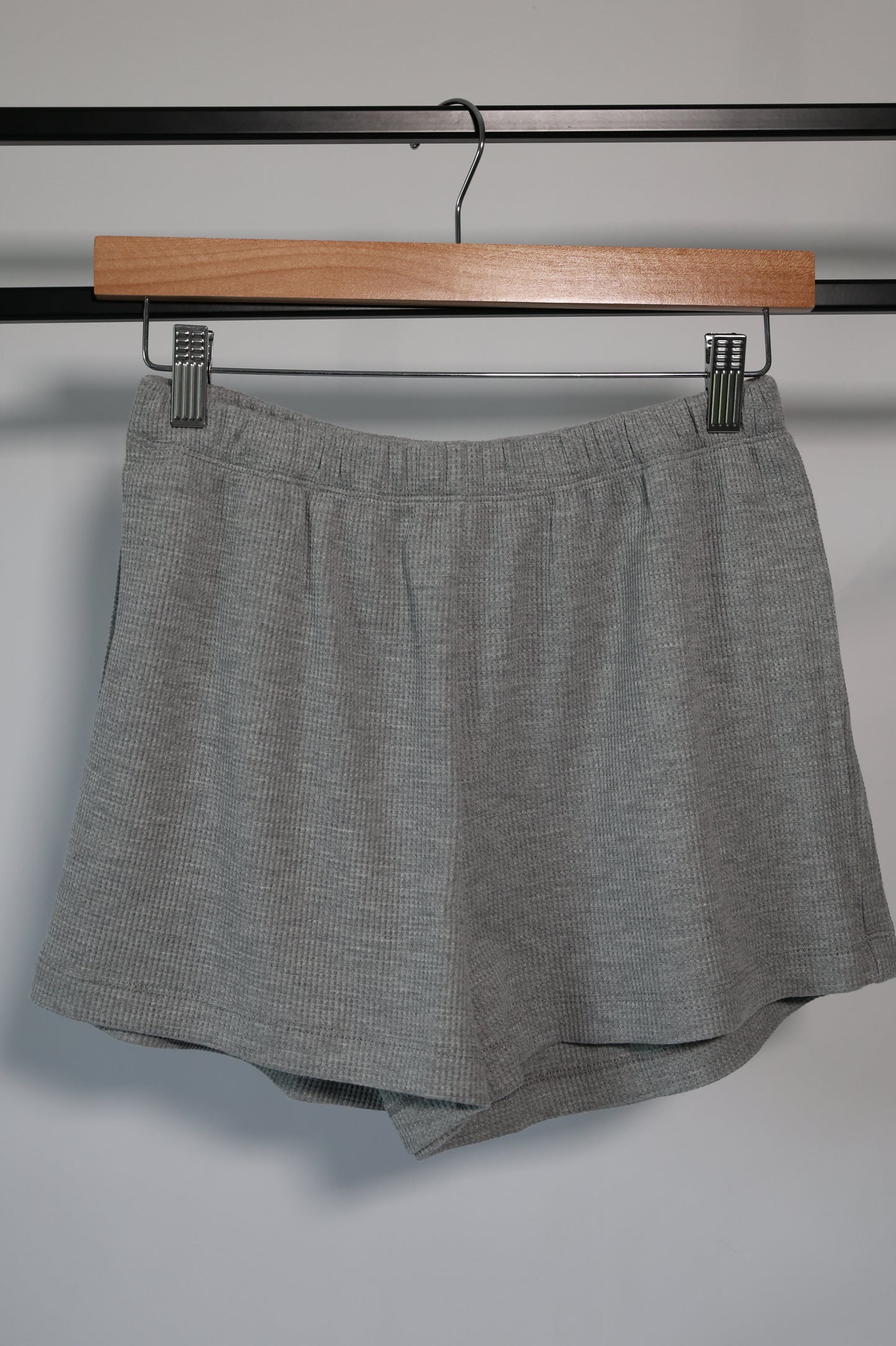 Wishlist - Grey Waffle Knit Lounge Shorts
