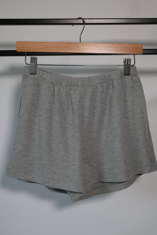 Wishlist - Grey Waffle Knit Lounge Shorts