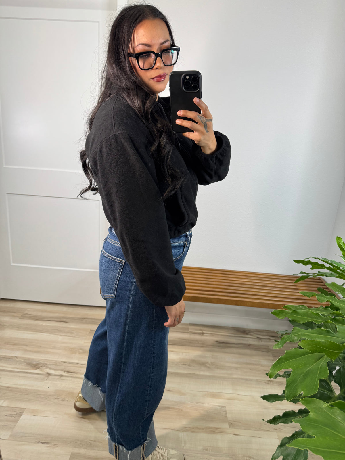 What's The Forecast cozy zip up jacket