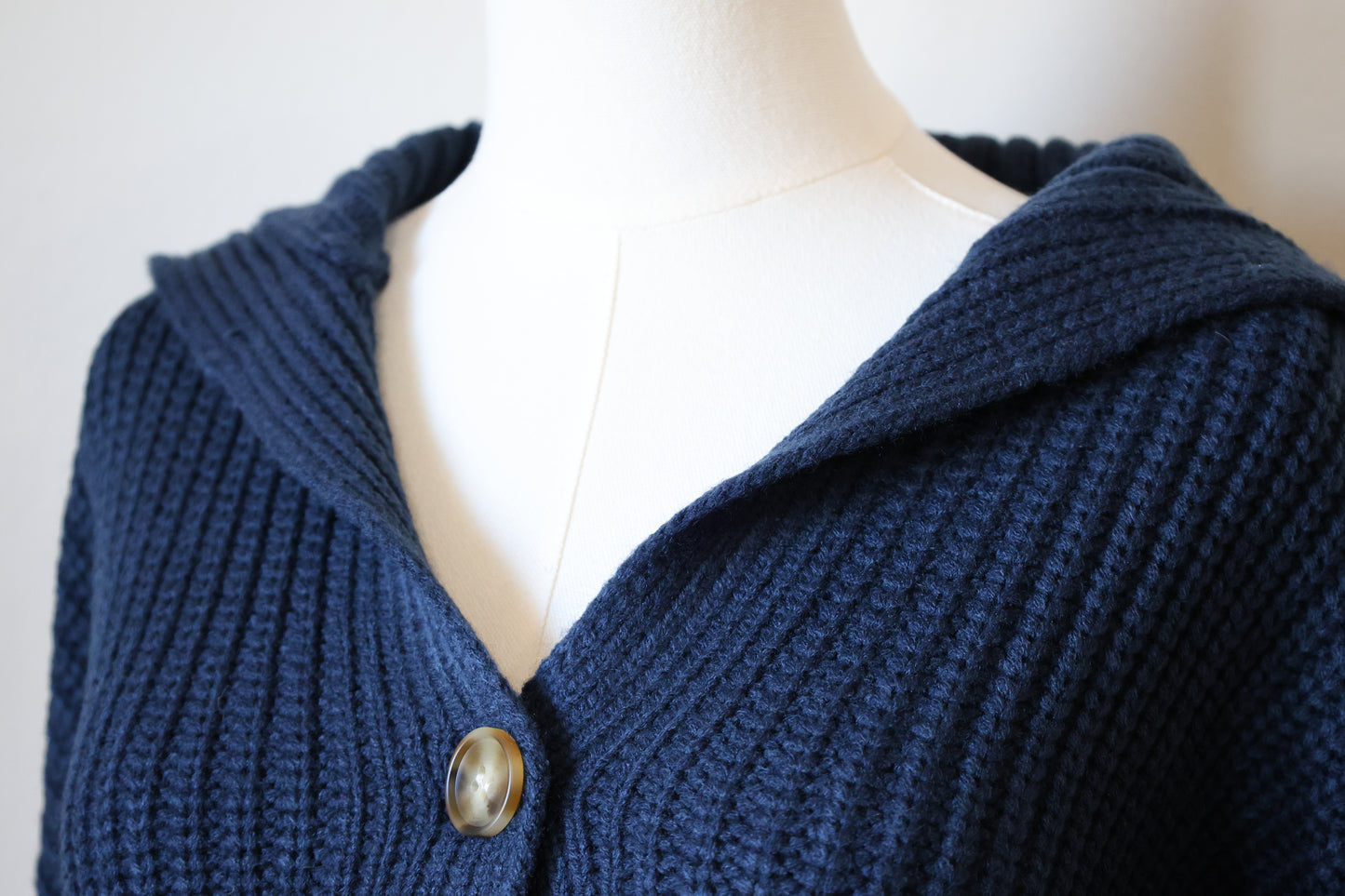 Buttermelon Navy pullover button front cardigan