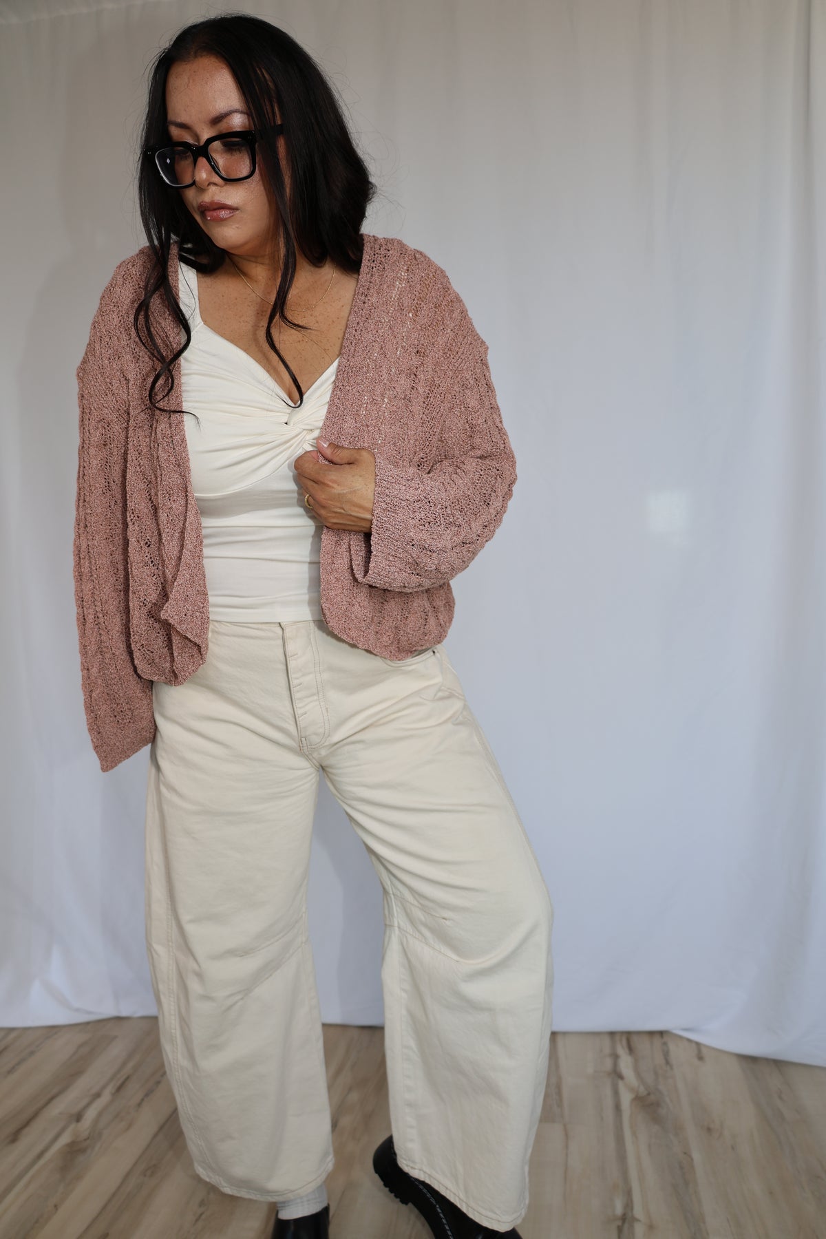 It's Like Fate light weight open cable knit cardigan