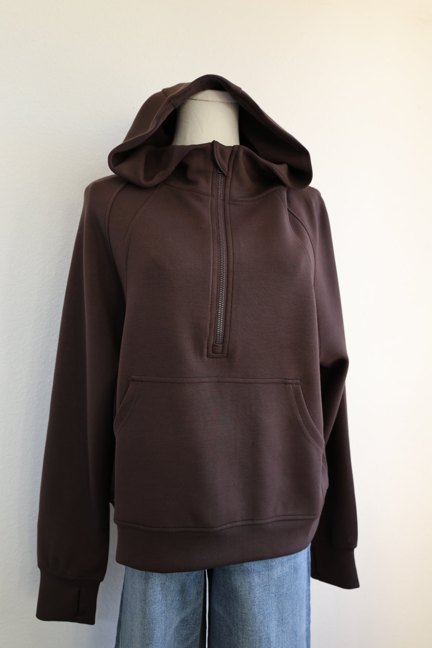 Rae Mode - MODAL SCUBA QUARTER ZIP HOODIE JACKET