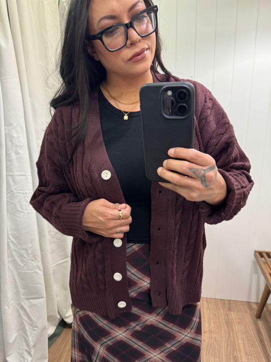 Bet On Me open button front cardigan