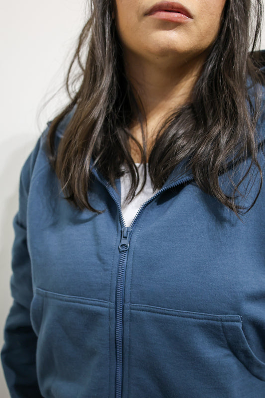 Mono B - SoftStructure Zip-Up Fleece Hoodie