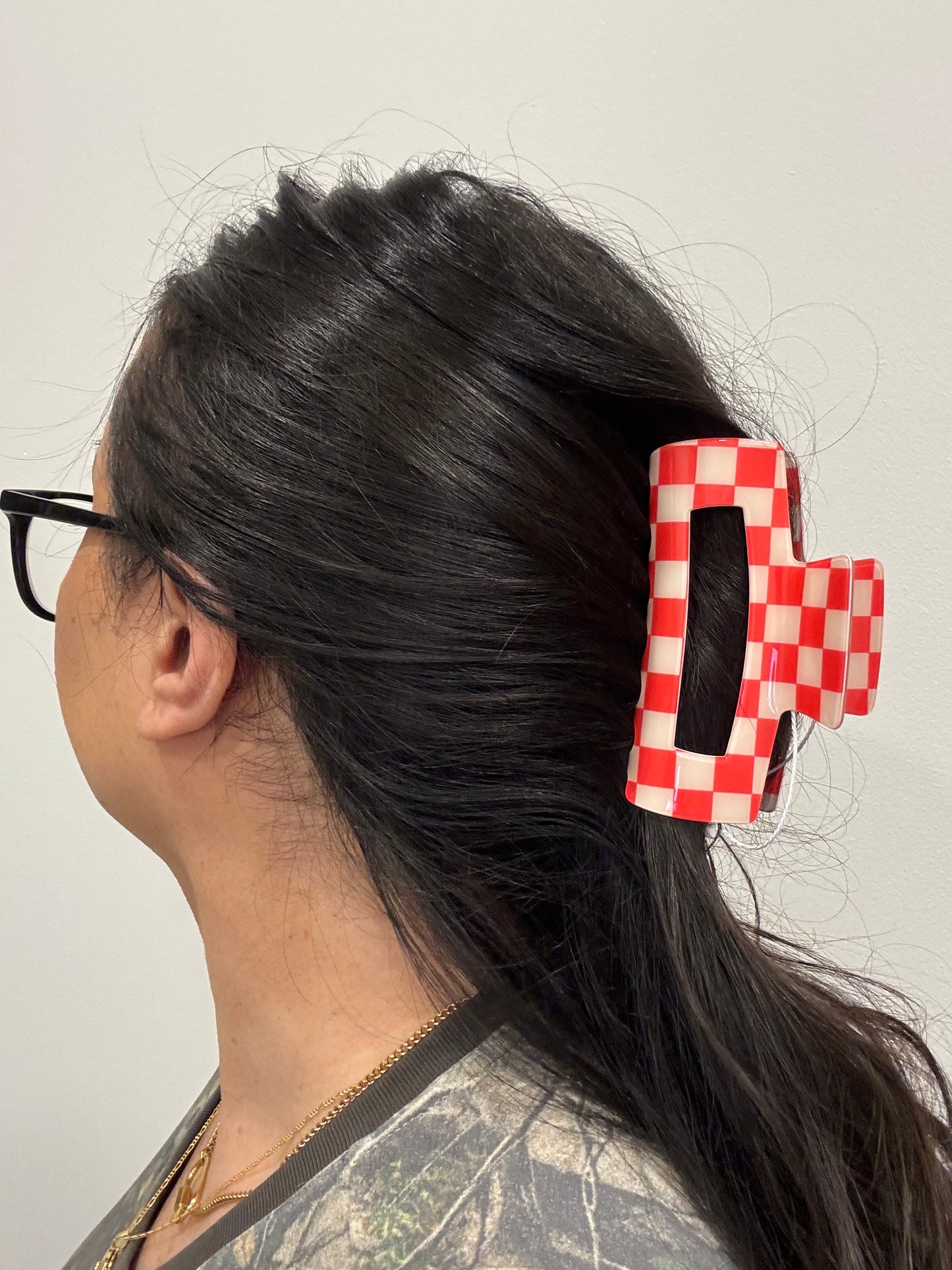 Josslyn - Checker hair clip