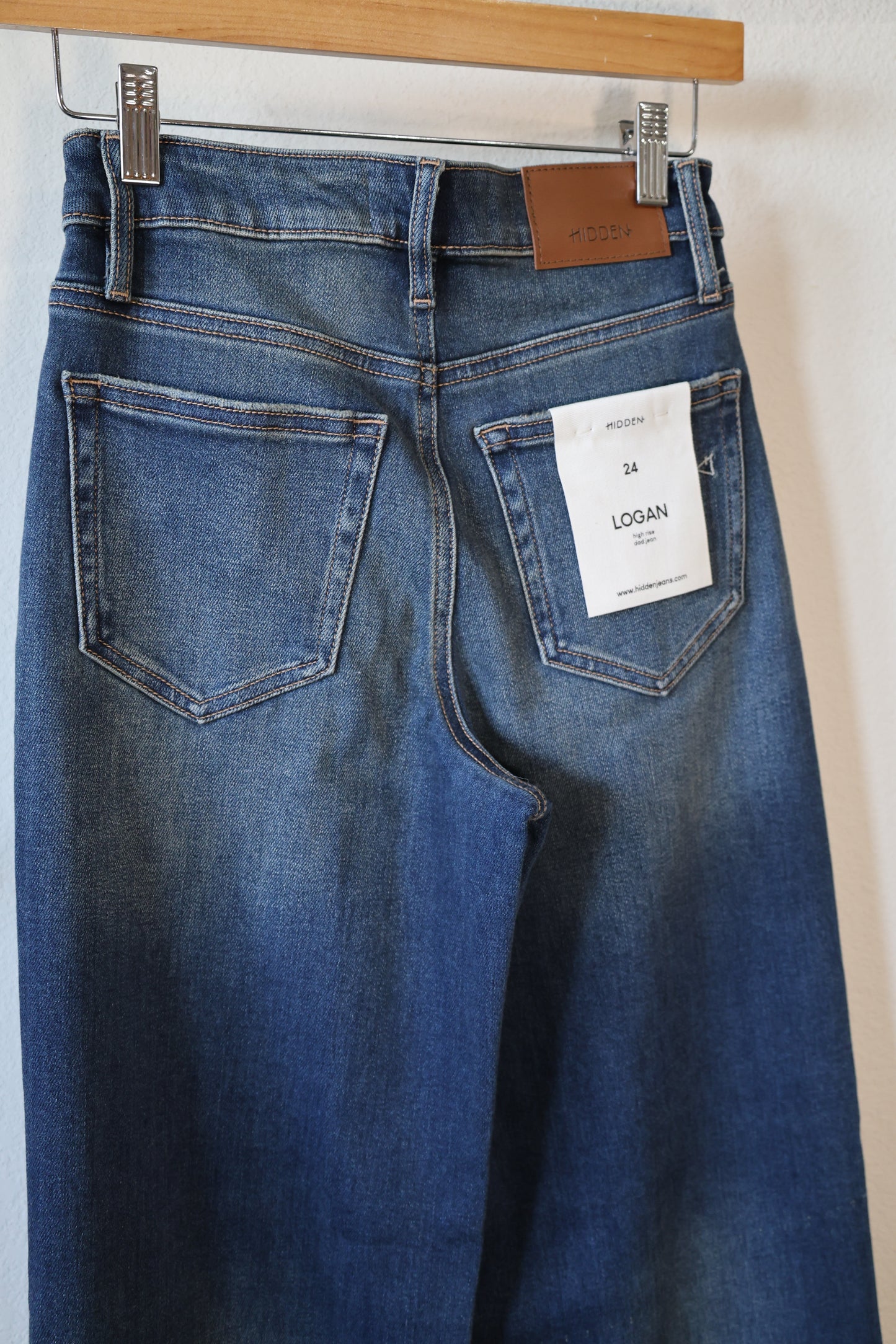 Hidden Jeans - Dark Vintage Clean Stretch Dad Jean