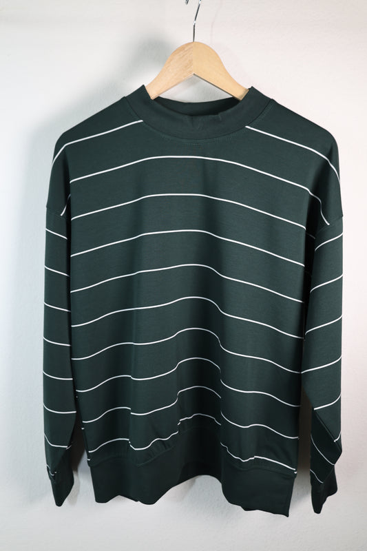 Rae Mode - MODAL SCUBA STRIPE CREW NECK TOP