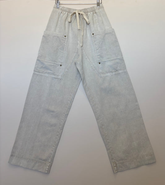 Mustard Seed - Side Pocket Wide Leg Pants w/ Drawstring Waist