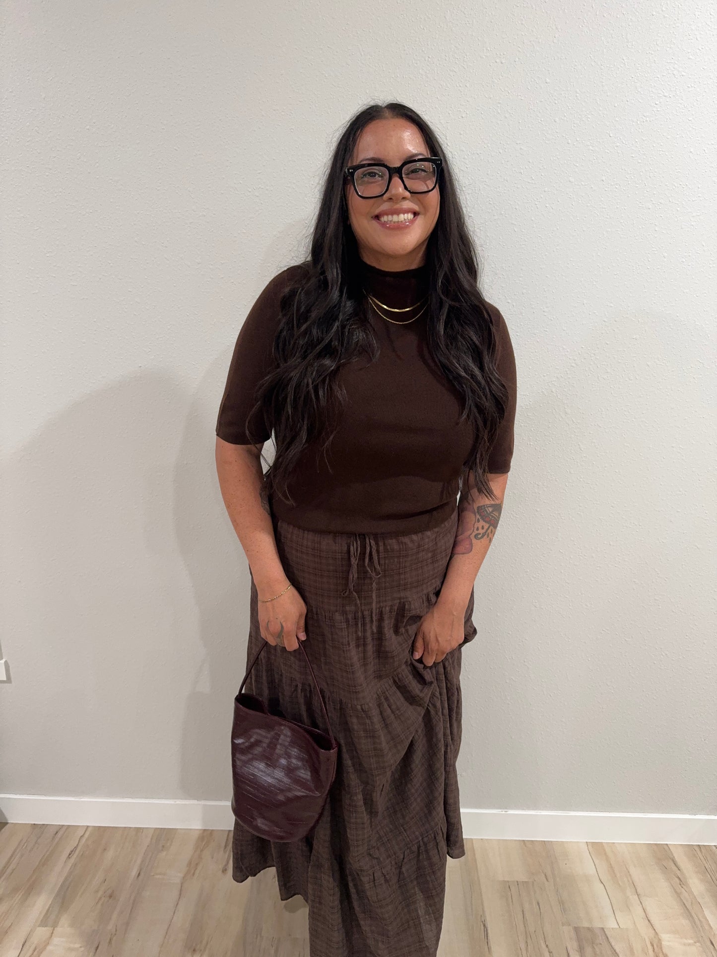 Mustard Seed - Tiered Maxi Skirt