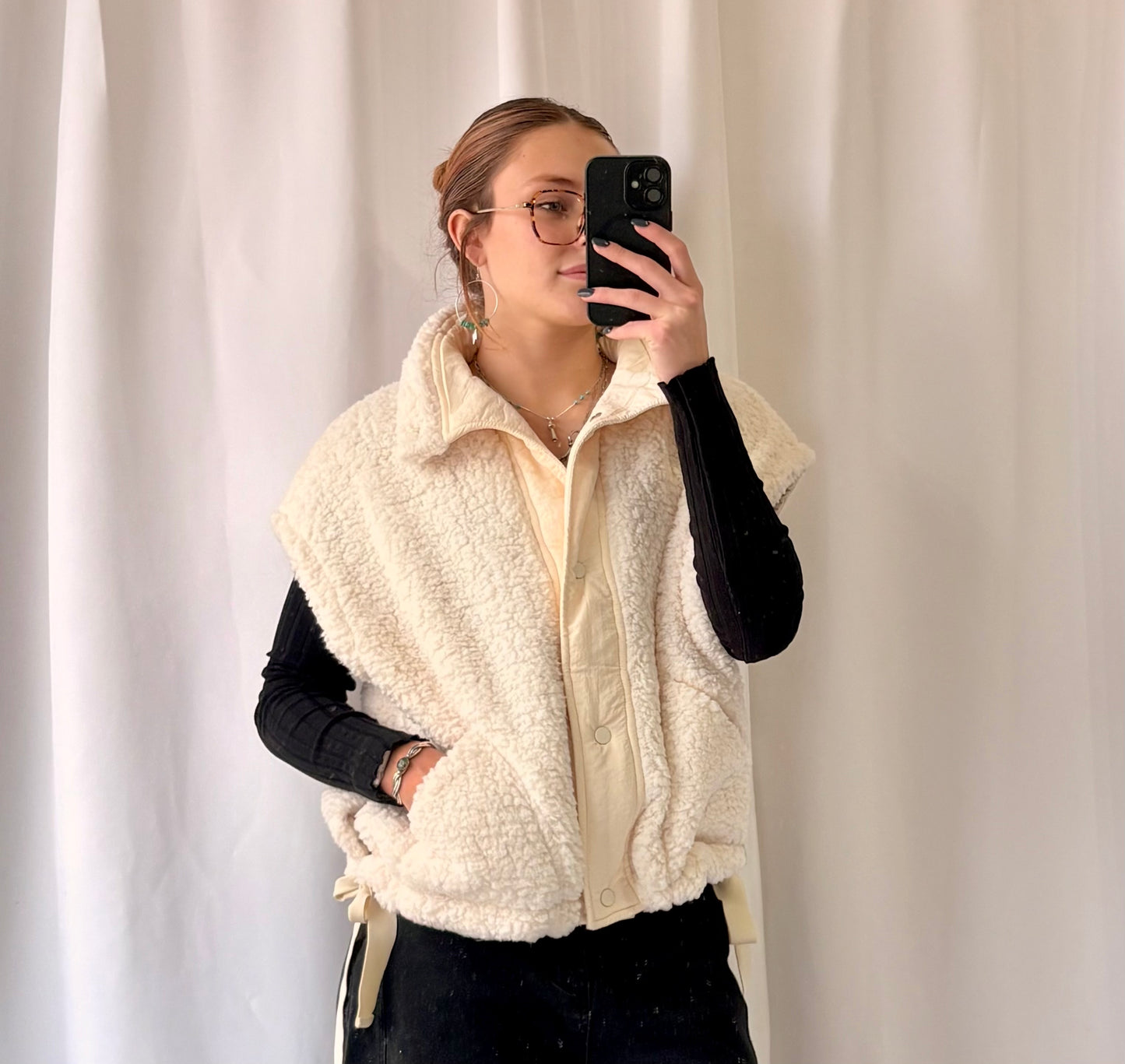 Miou Muse Cream Utility Vest