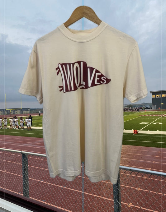 Wolves banner tee shirt 