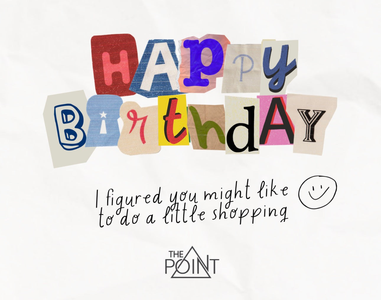 Gift Card- A little Birthday shopping