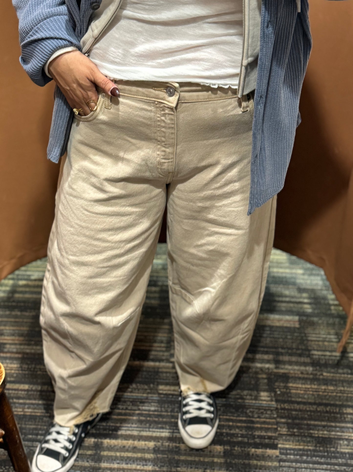 Kancan Barrel high rise jean