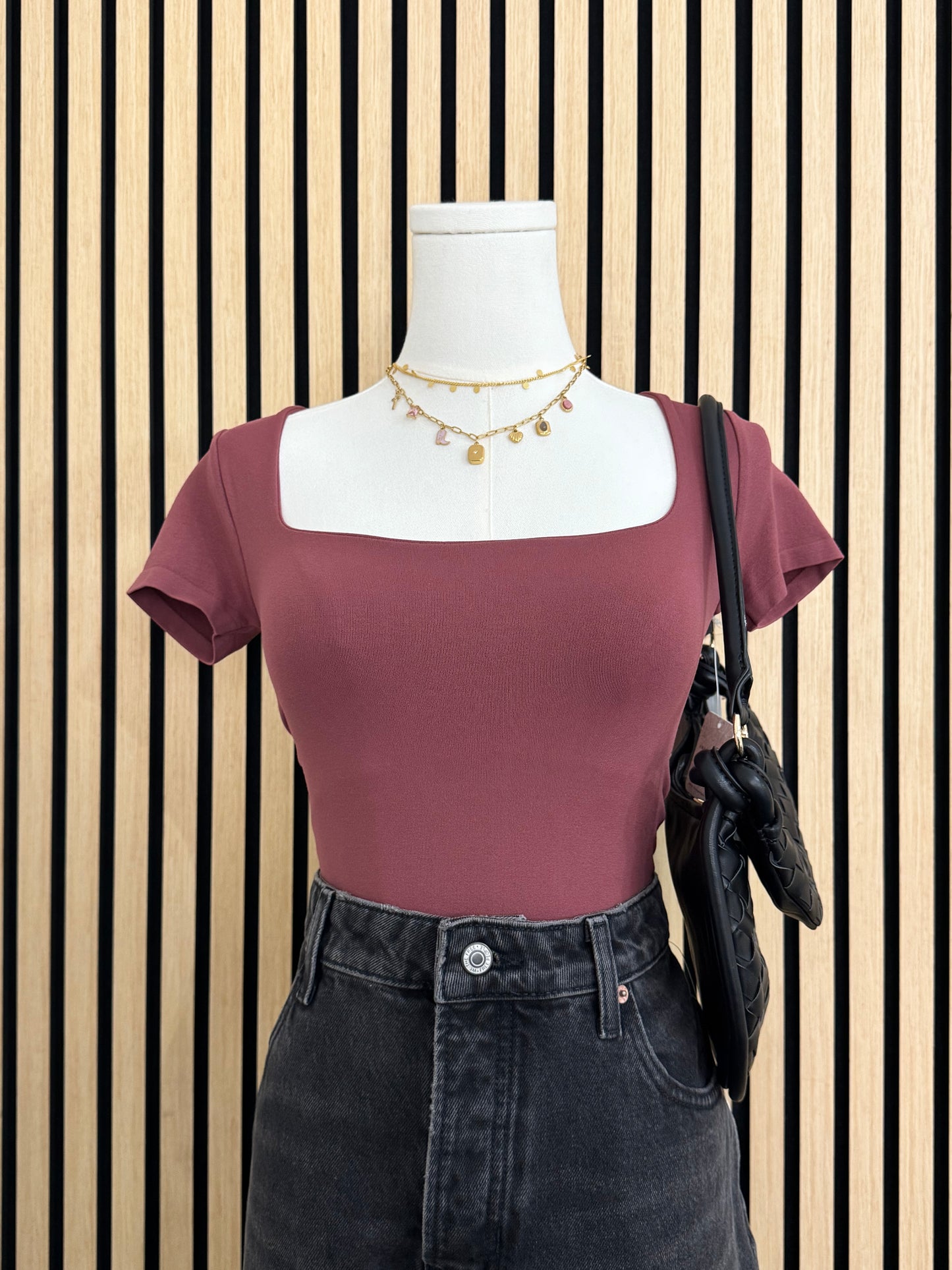 Free People Clean Lines Baby Tee