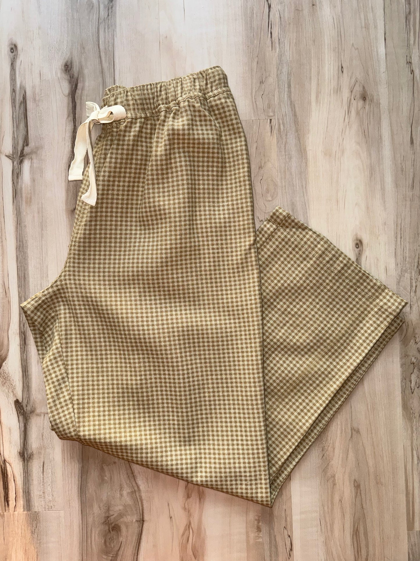 In It To Win It plaid straight leg pants