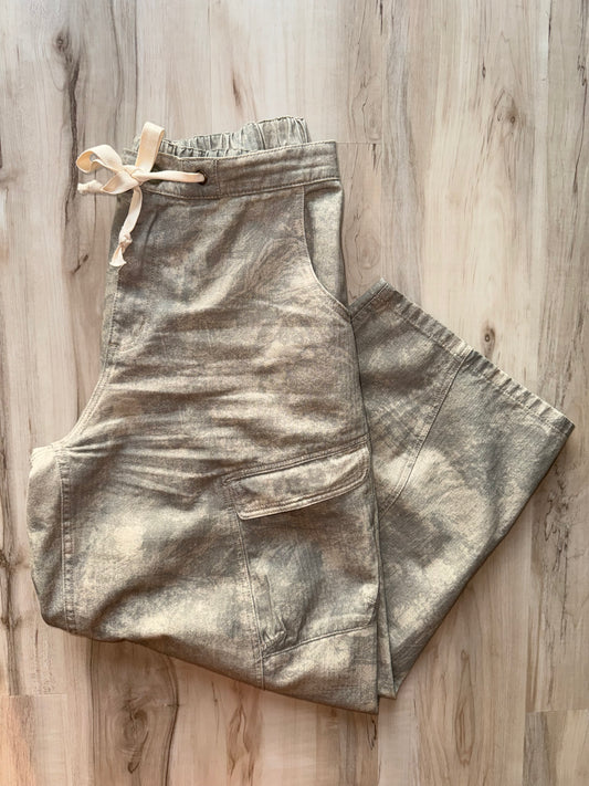 Such A Good Time brushed print cargo pant