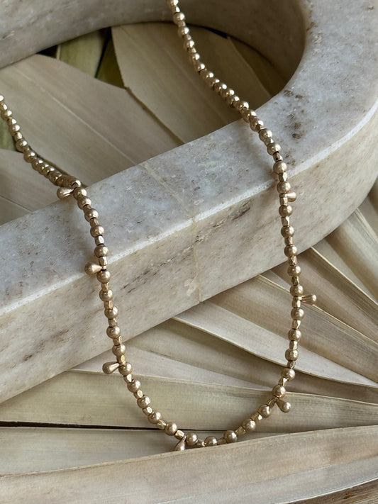 Scout Curated Wears - Metal Wrap - Classic/Teardrop/Gold bracelet