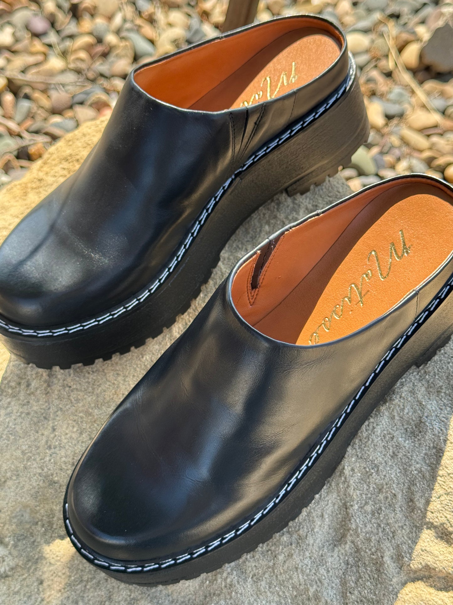 Lena chunky mule