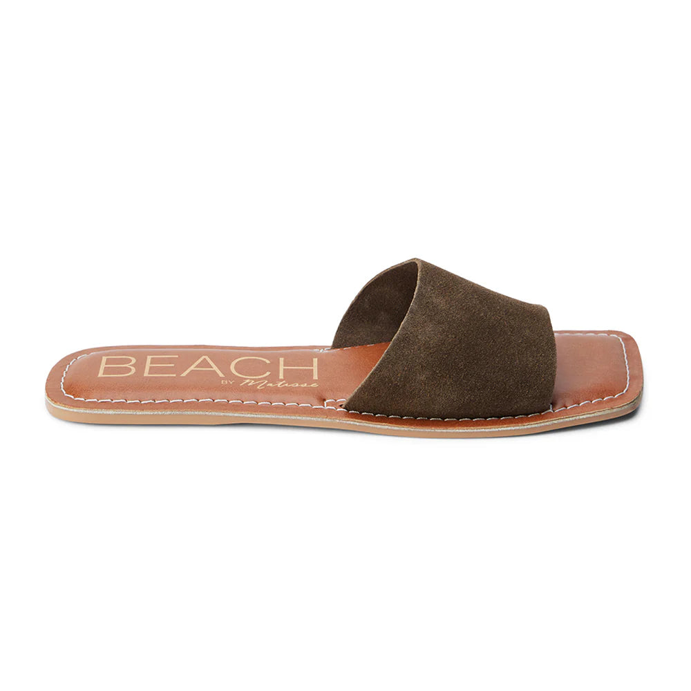 Beach by Matisse Bali dark brown suede sandals