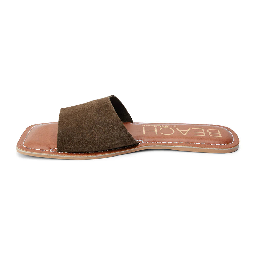 Beach by Matisse Bali dark brown suede sandals