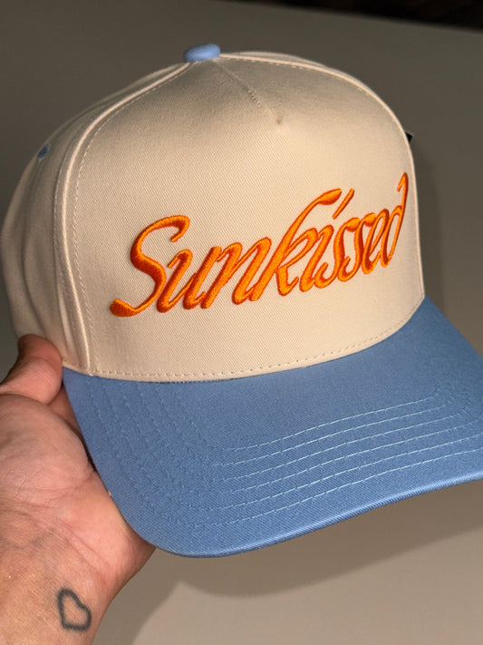 SUNKISSED Embroidered Cotton Baseball Cap