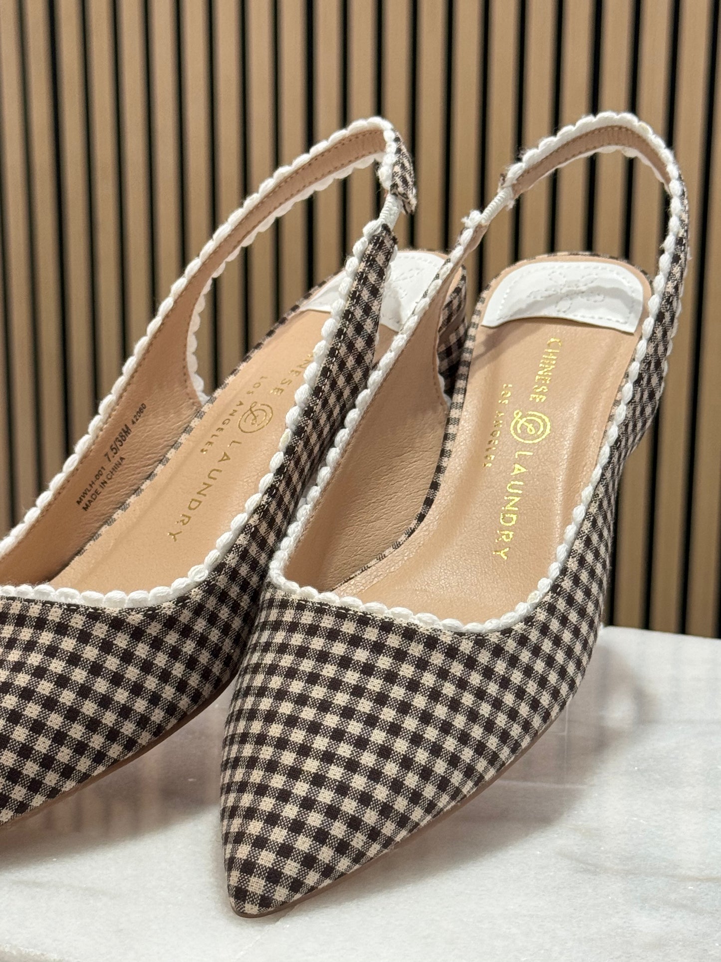Chinese Laundry Mayberry pointed toe sling back pump