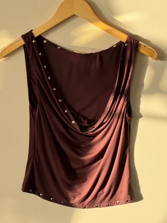 TicToc - Ravelle Cowl Neck Sleeveless Top