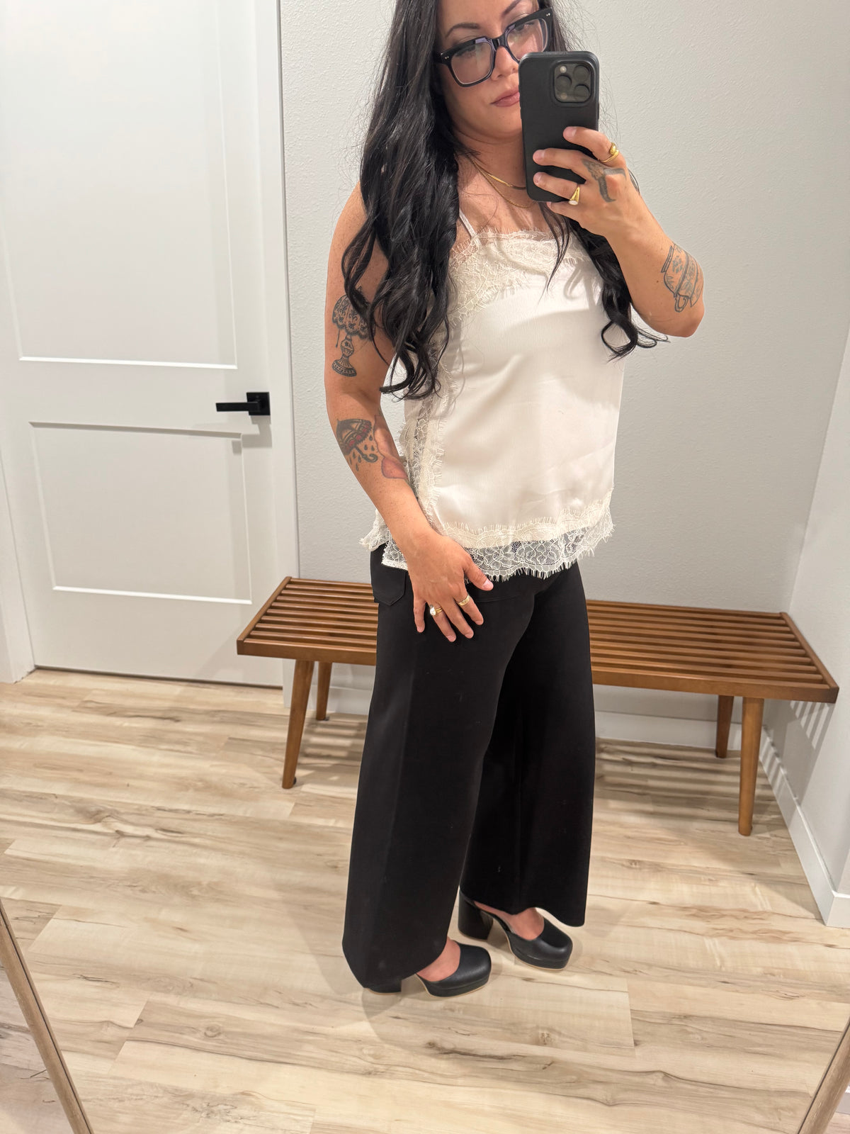 The Boss Is In Ponte fabric pant