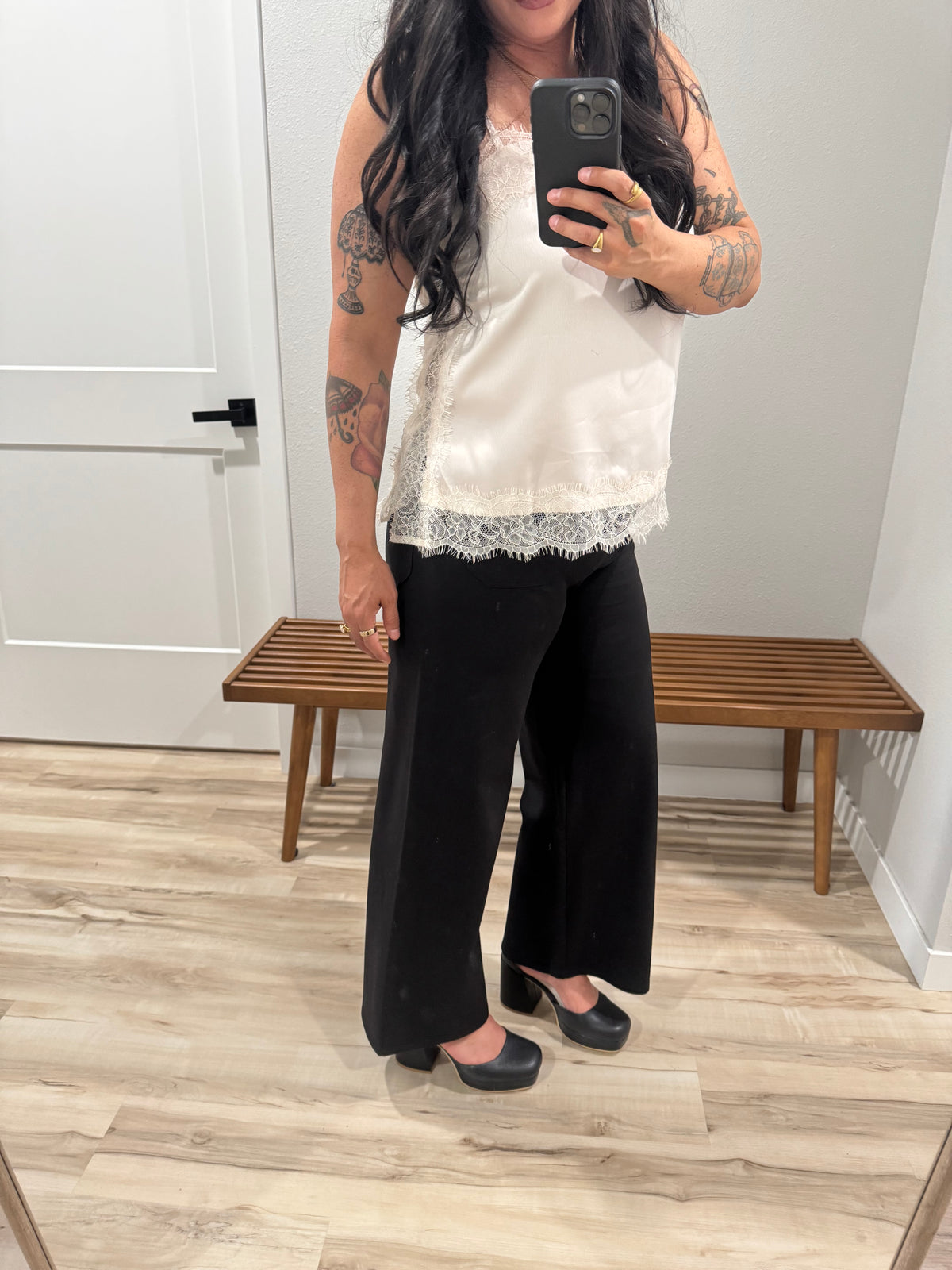 The Boss Is In Ponte fabric pant