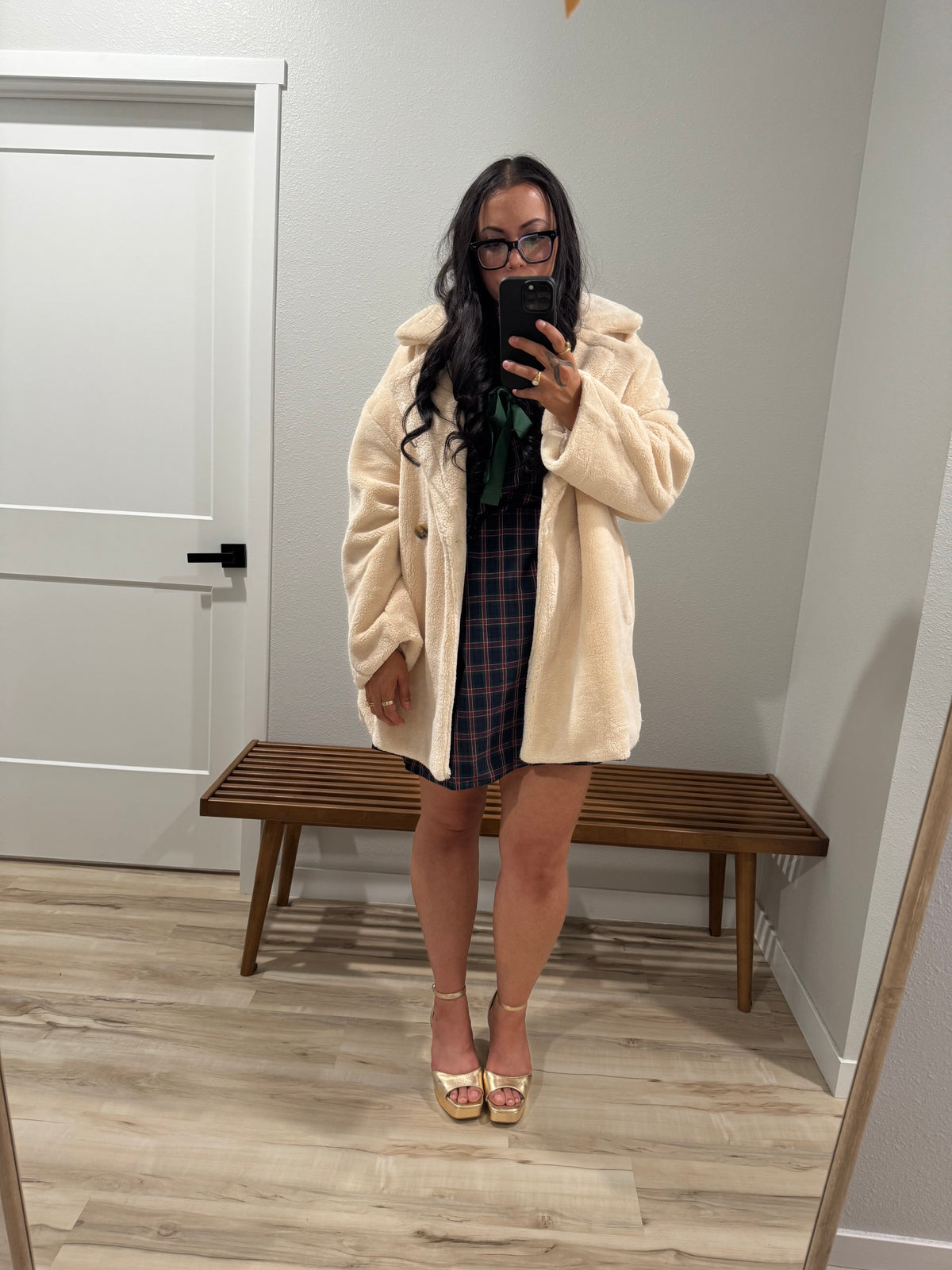 Can We Freeze Time teddy fur coat