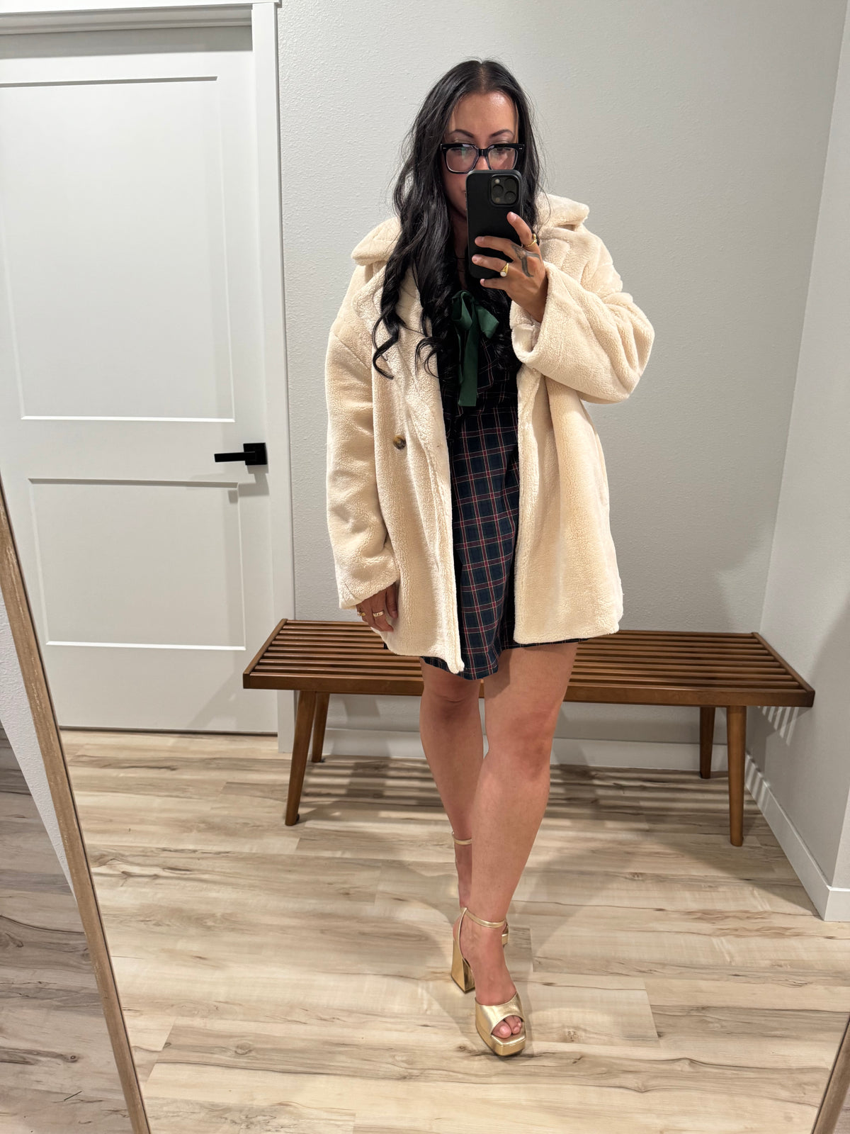 Can We Freeze Time teddy fur coat
