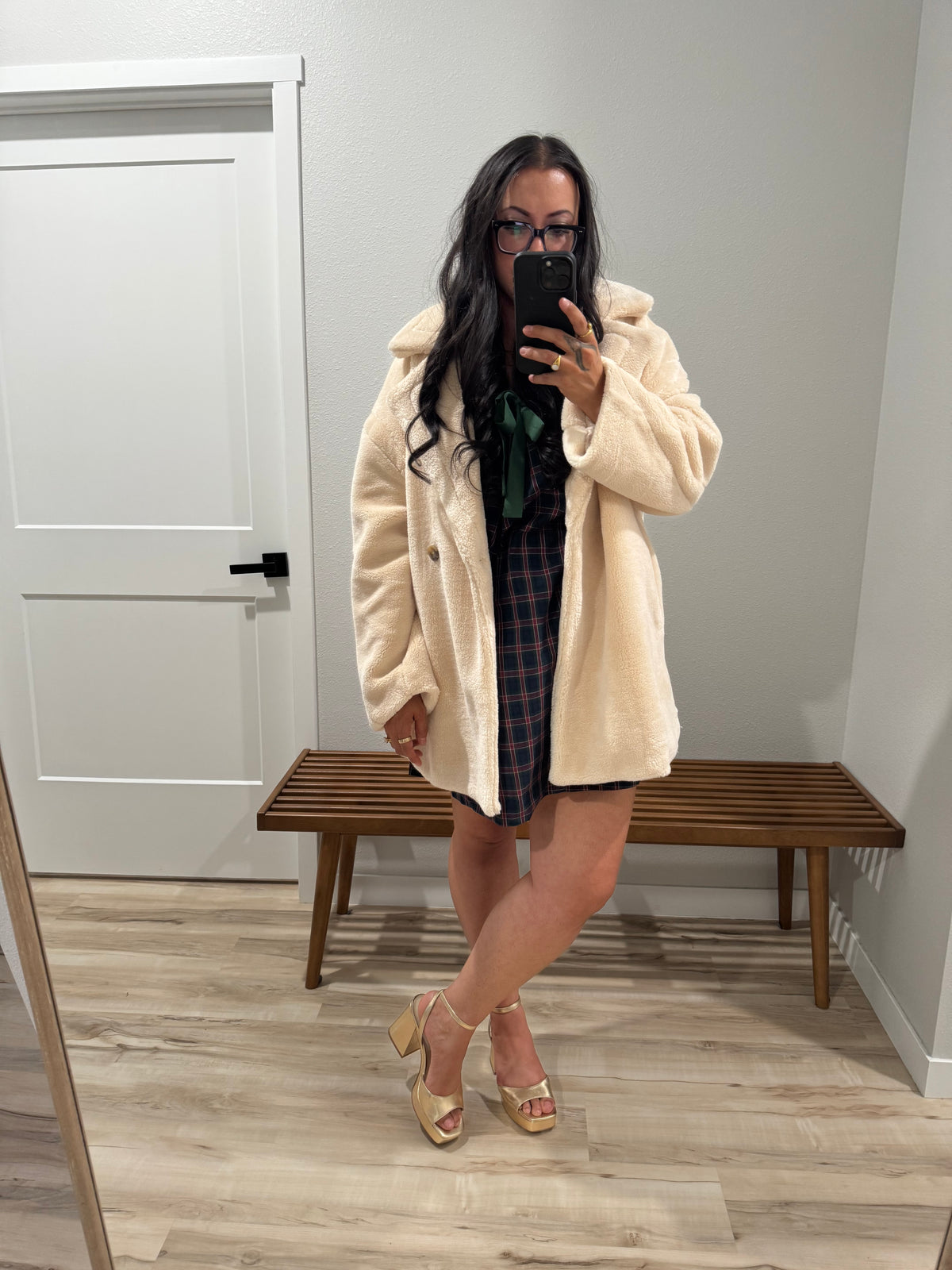 Can We Freeze Time teddy fur coat