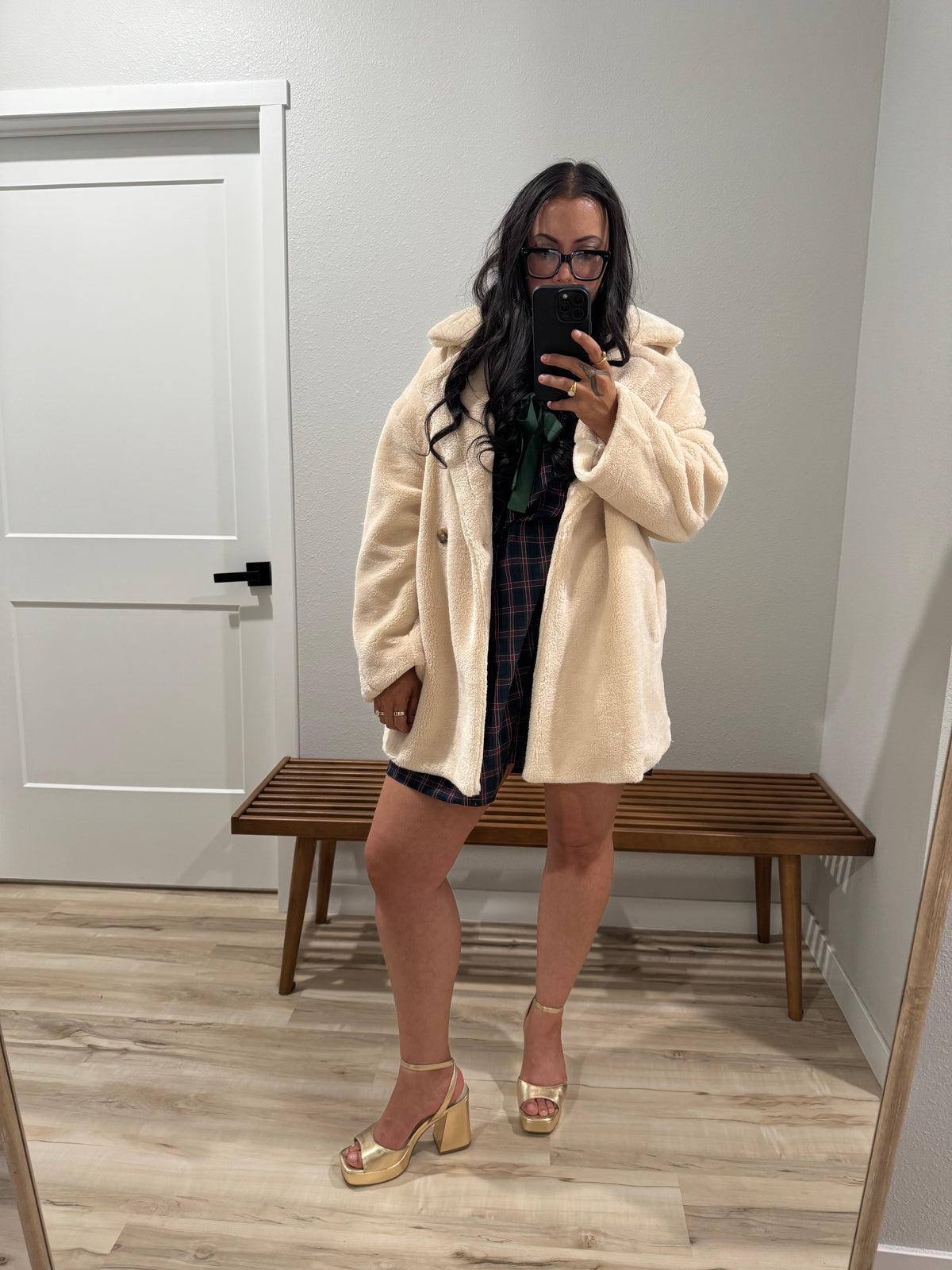 Can We Freeze Time teddy fur coat