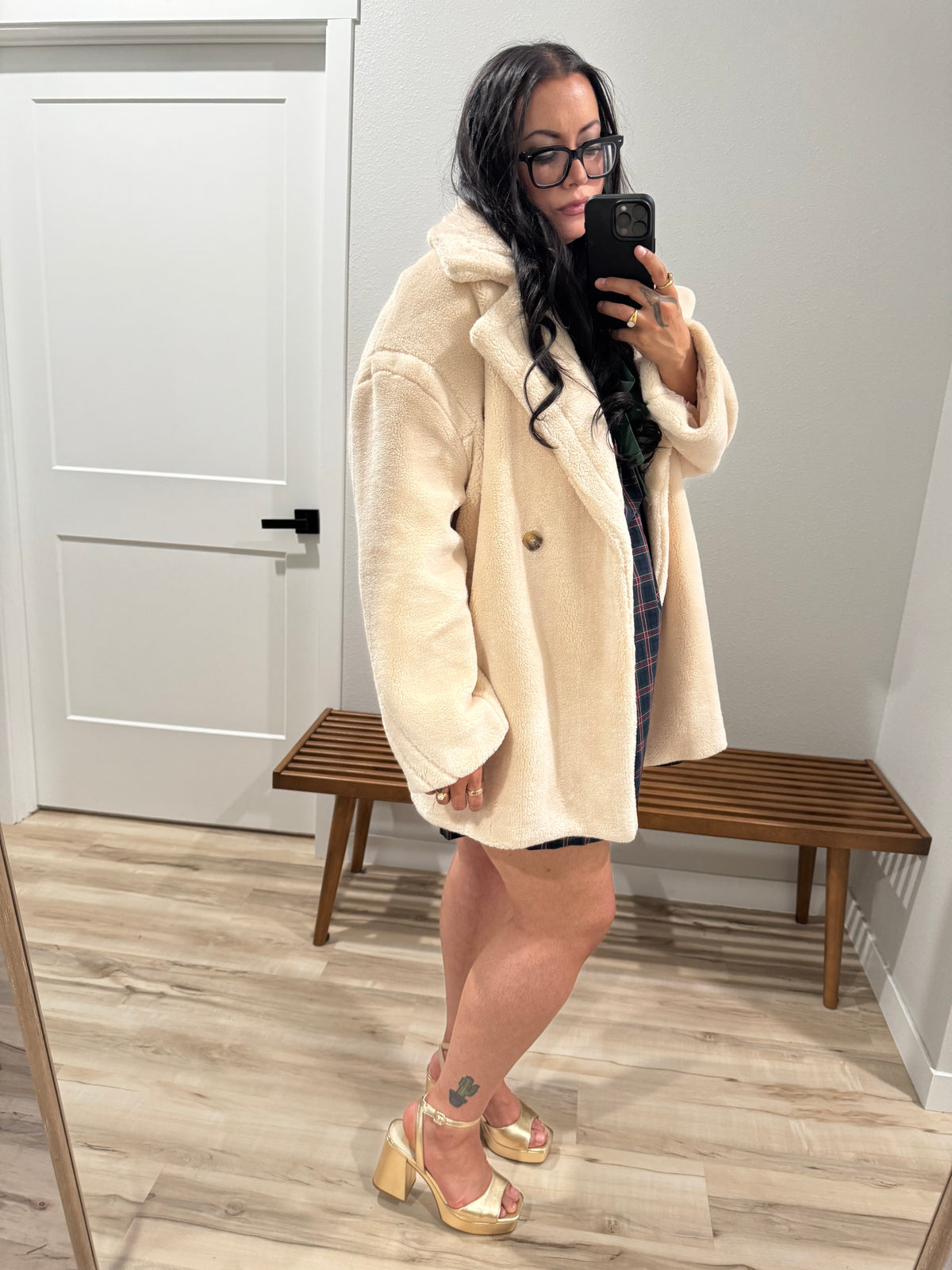 Can We Freeze Time teddy fur coat