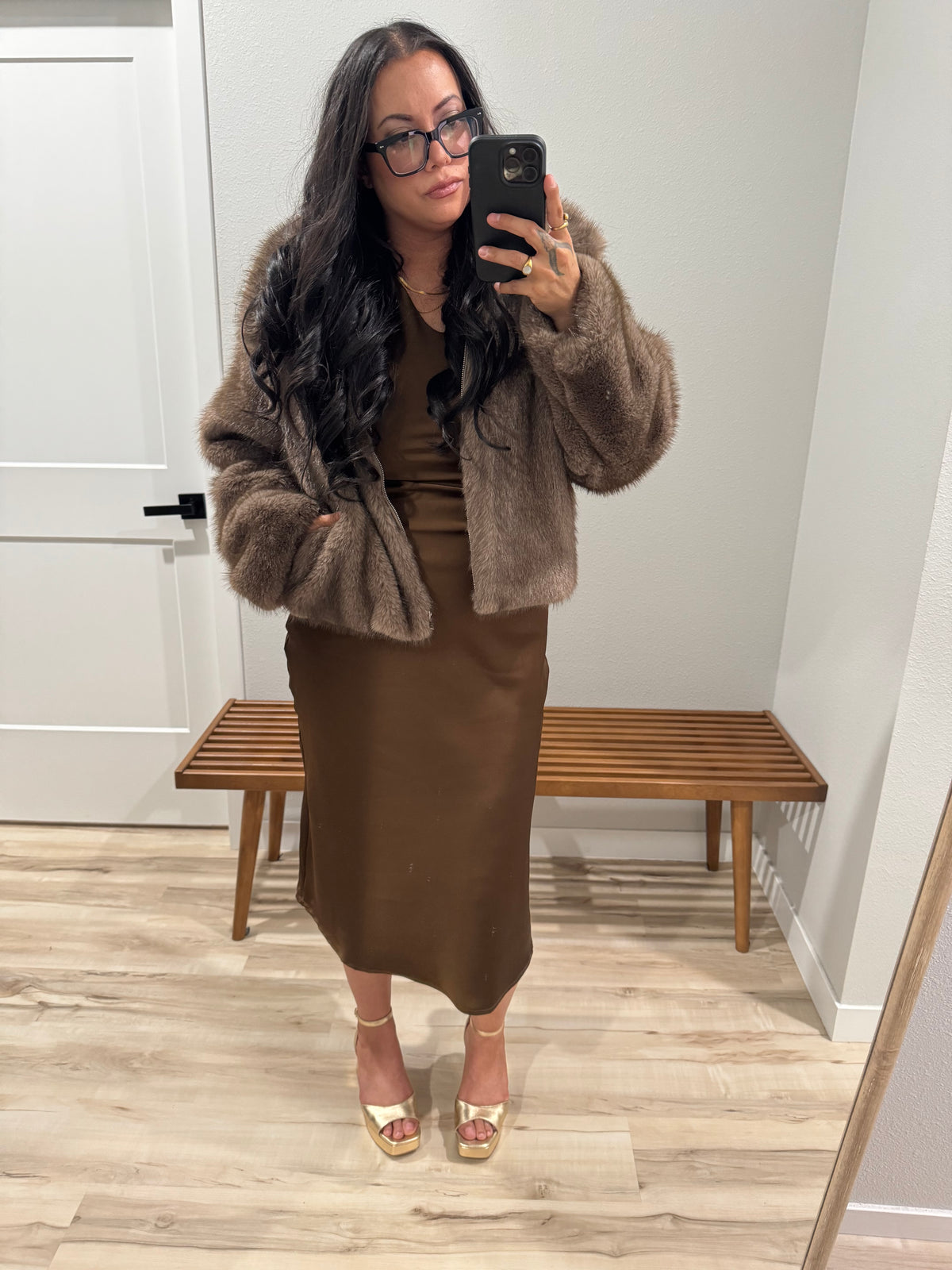 Legendary halter midi dress