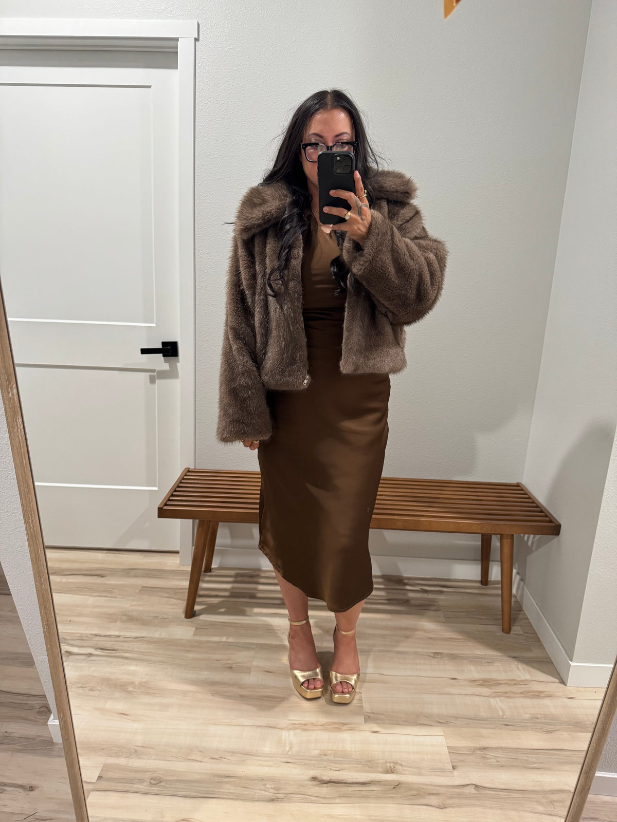 Legendary halter midi dress