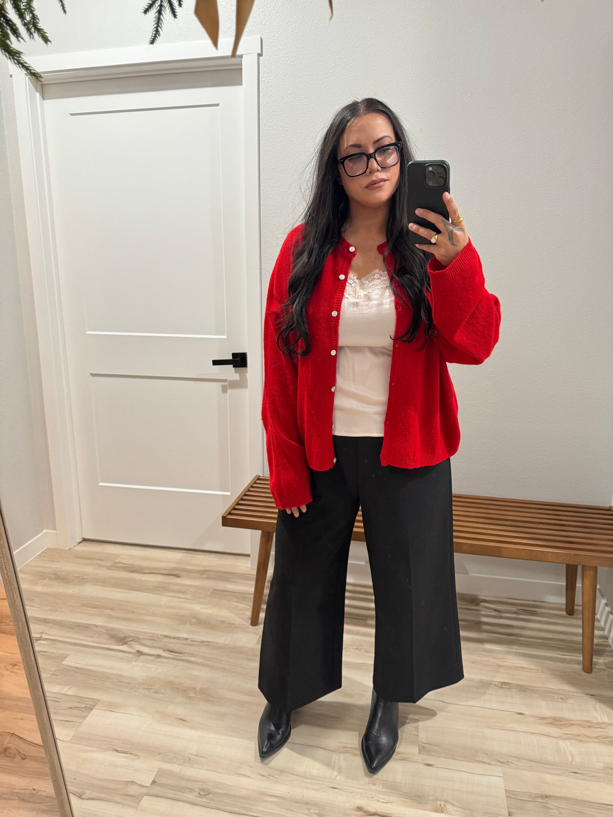 Fireside Nightcap button front oversized cardigan