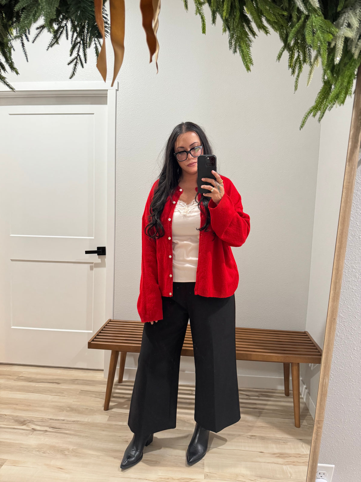 Fireside Nightcap button front oversized cardigan