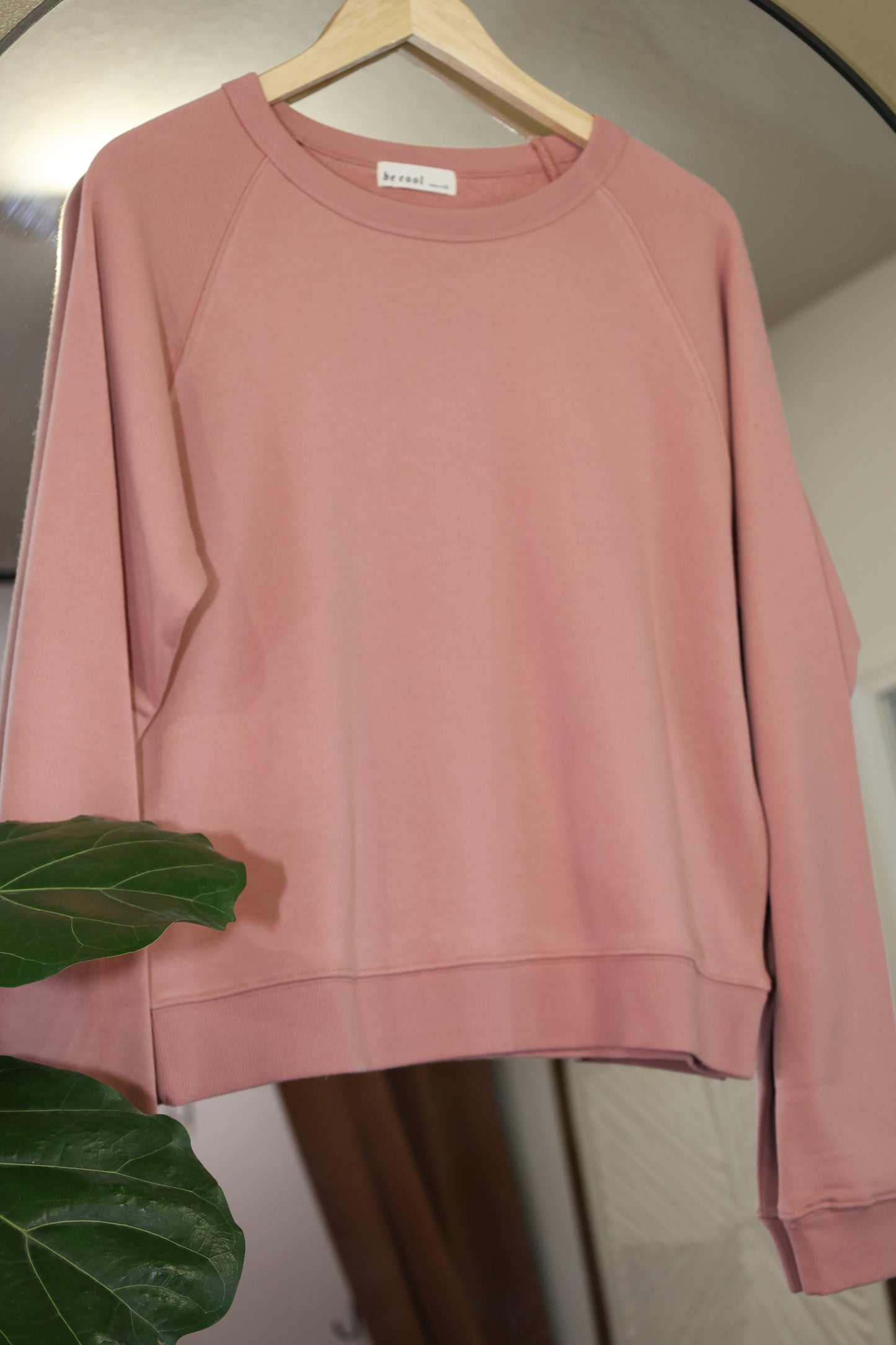 Be Cool - GARMENT-WASHED COTTON MODAL FLEECE SWEATSHIRT