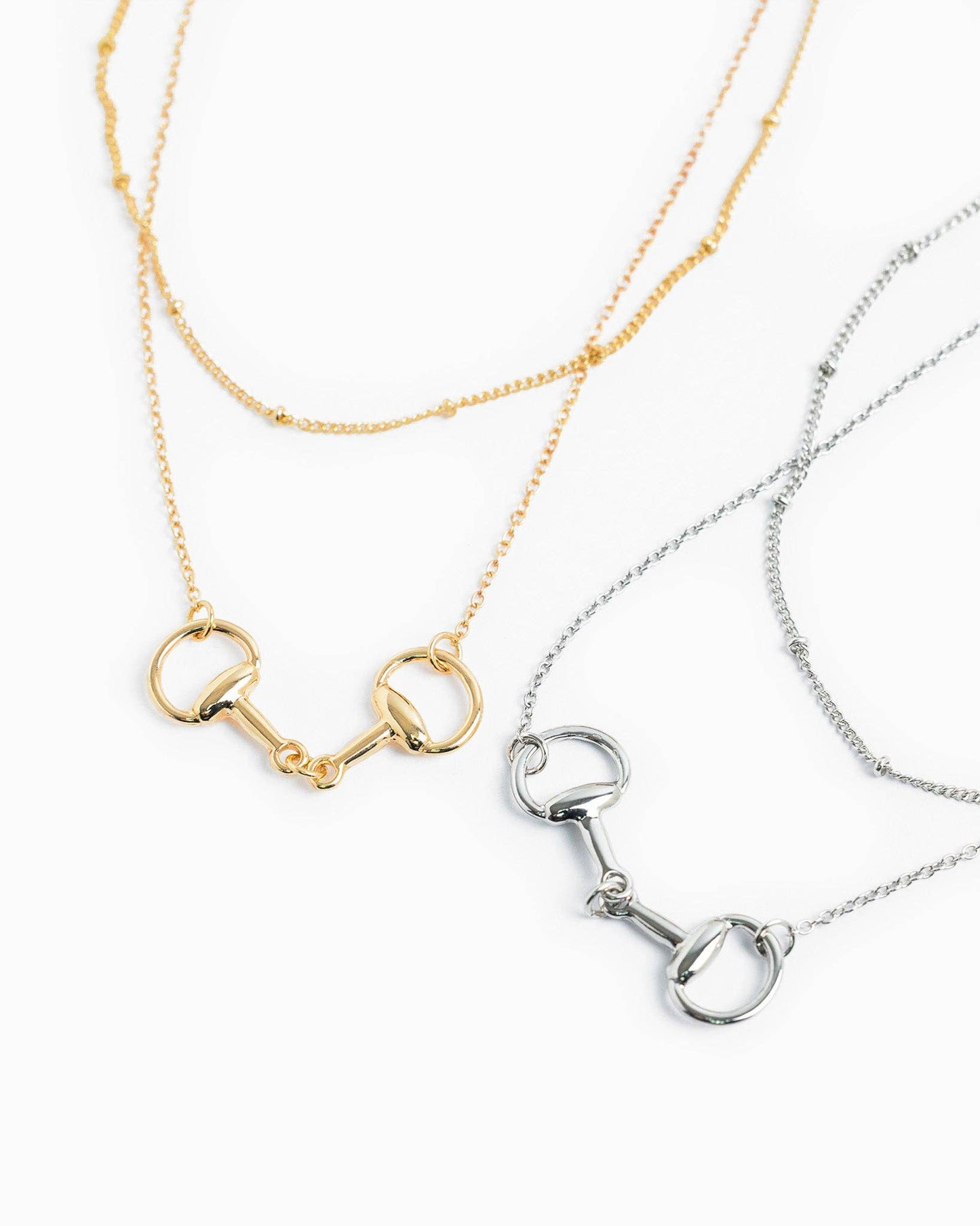 Sessori - Layered Double Horsebit Necklace