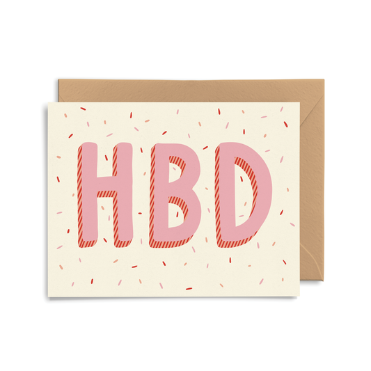 Pink Pigeon Studio - Happy Birthday Sprinkles Card
