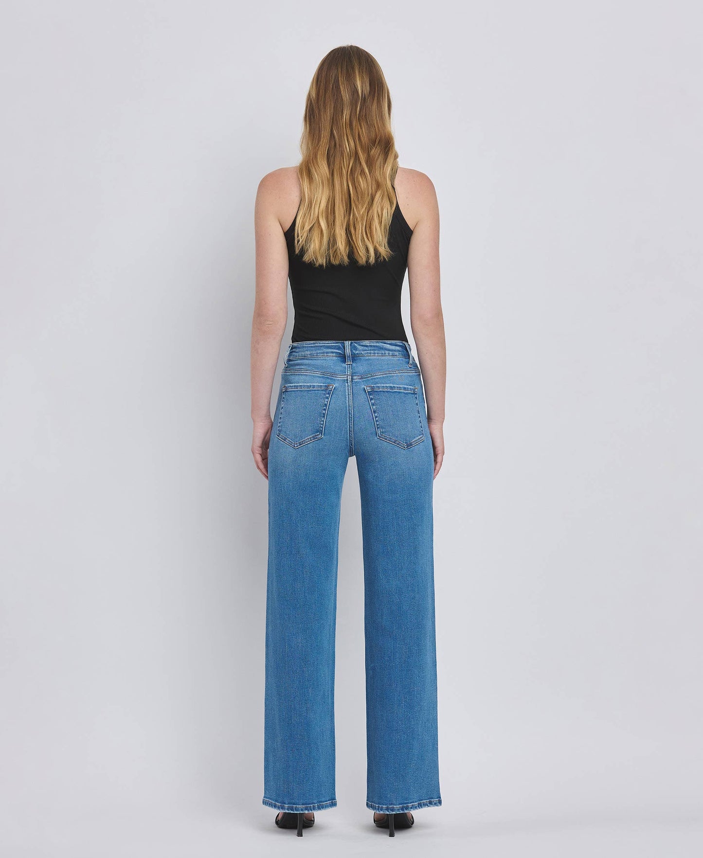 FLYING MONKEY - HIGH RISE WIDE JEANS
